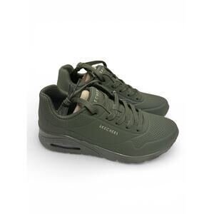 Size- 8.5 Skechers Street Uno Stand On Air Olive Green Sneakers Women’s